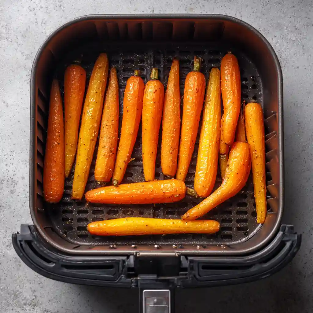 Air Fryer Carrots Recipe: A Crispy, Flavorful Side You’ll Crave 9 carrots in air fryer basket crisping up