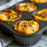 Salmon and Eggs: The Best Low-Carb Power Breakfast You’ll Love 7 Keto salmon egg muffins in muffin tray
