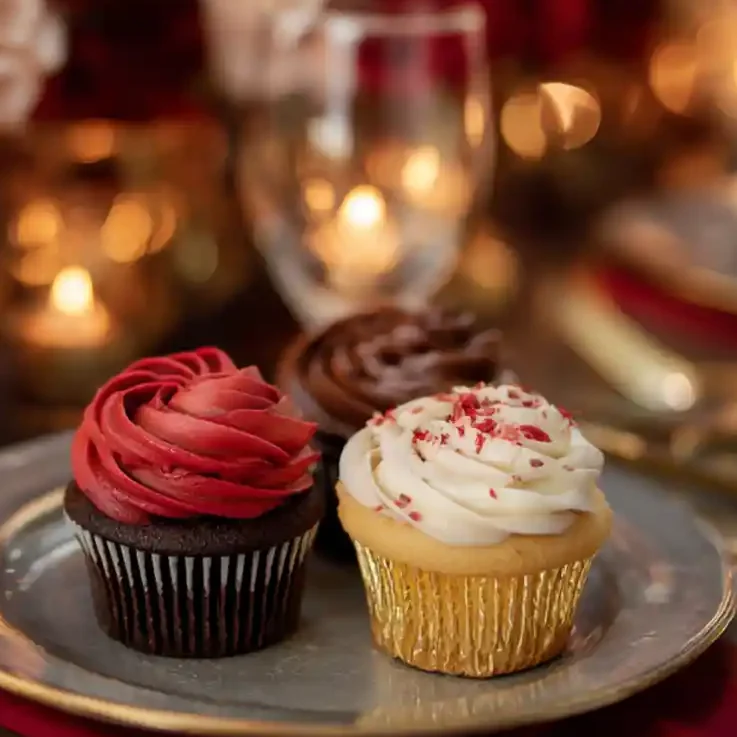 Valentine’s Day Chocolate Ganache Cupcakes (Rich & Glossy AF) 8 chocolate cupcake ganache serving resize final under40kb edited