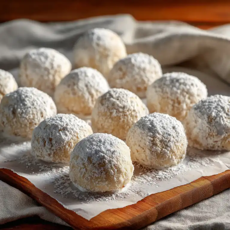 Plate of cream bombs with espresso