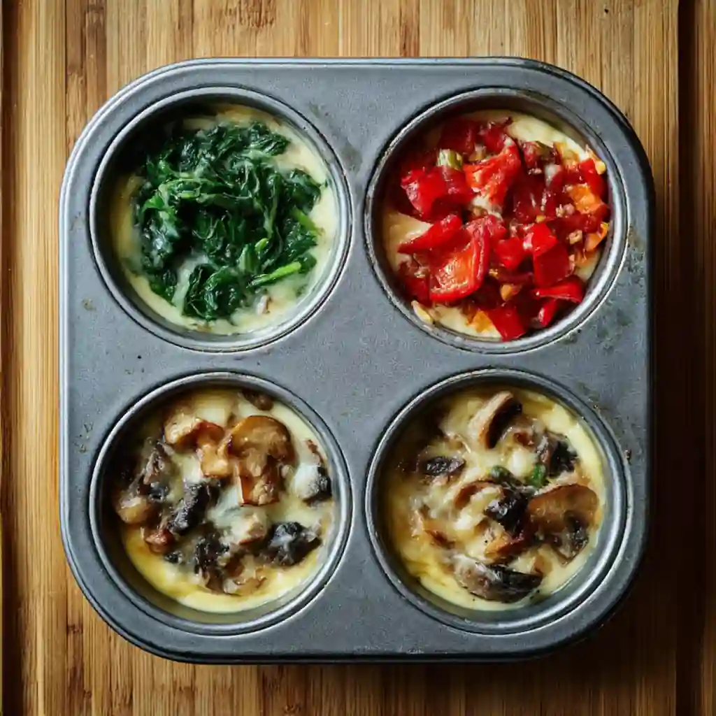 mini quiche trio galentines step