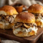 Mushroom Swiss Smashburgers - Juicy Skillet Burgers with Rich Flavor 3 Mushroom Swiss Smashburgers with sautéed mushrooms and melted cheese