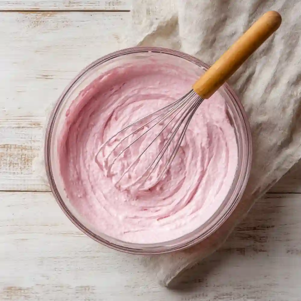 Pink Velvet Cake with Cream Cheese Frosting (Perfect for Valentine’s Day) 7 pink velvet cake step optimized