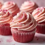 pink velvet cupcakes valentines