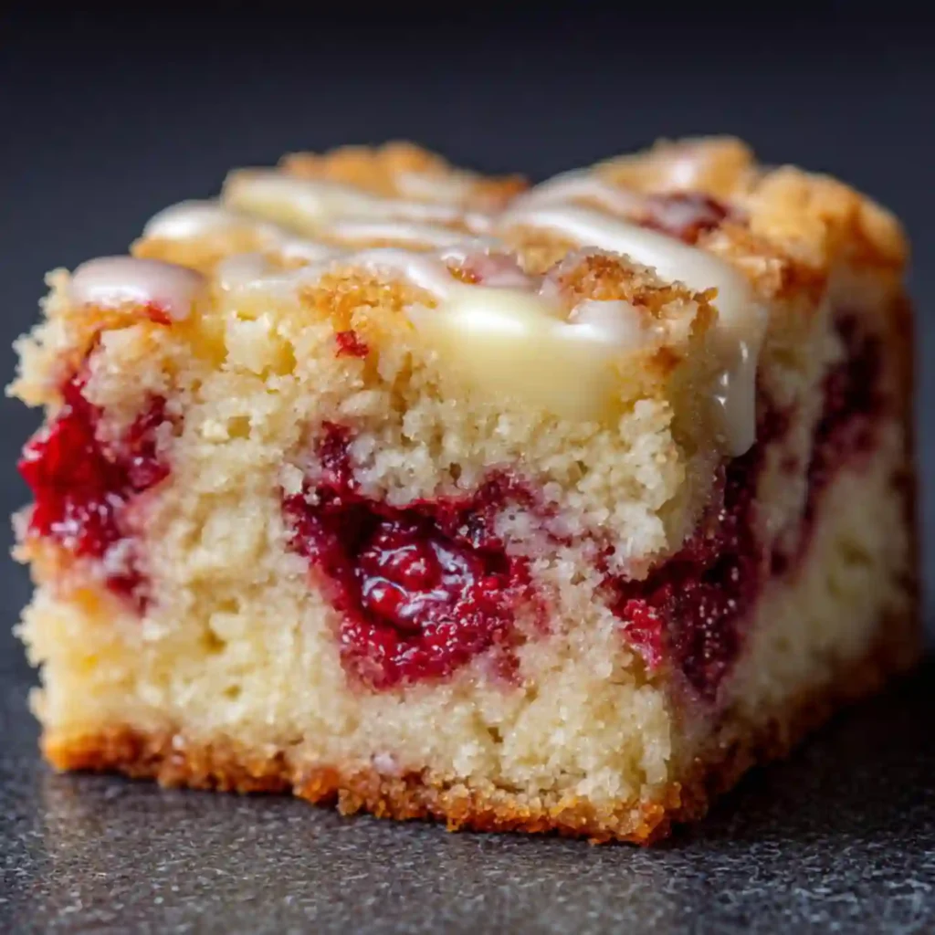 Raspberry White Chocolate Blondies 6 raspberry white chocolate blondies texture optimized UNDER40 FINAL4