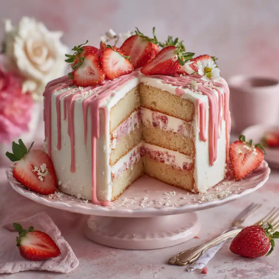 white chocolate strawberry cake featured optimized under40kb