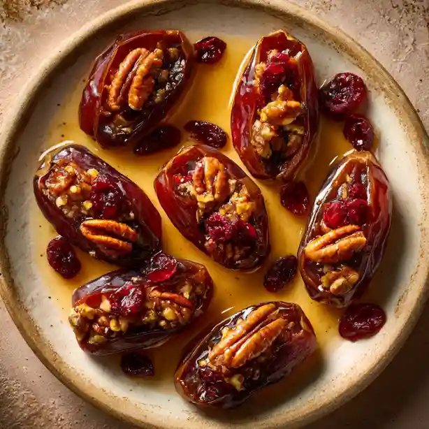 Cranberry Pecan Cream Cheese Stuffed Dates – Sweet, Creamy & Festive 1 Cranberry Pecan Cream Cheese Stuffed Dates – sweet, creamy holiday appetizer
