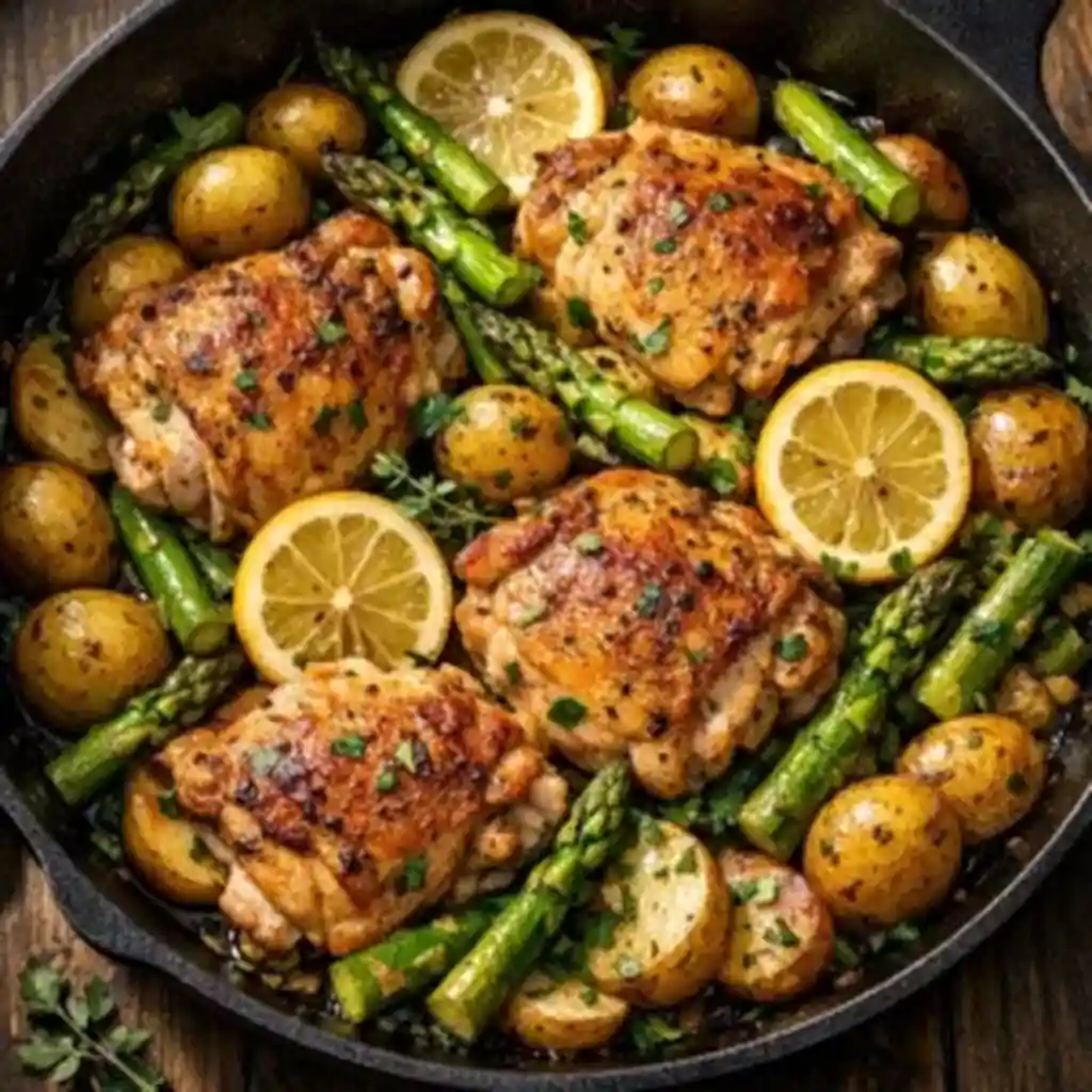 Easy Weeknight Spring Chicken Dinner Everyone Loves 1 Easy Weeknight Spring Chicken Dinner family friendly skillet meal