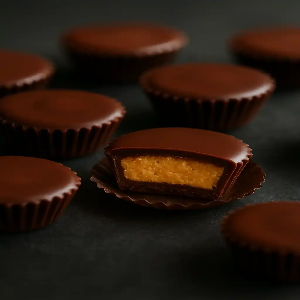 No Bake Reese's Cups Ready in 15 Minutes 1 No Bake Reese's Cups Ready in 15 Minutes, glossy chocolate cups with creamy peanut butter centers