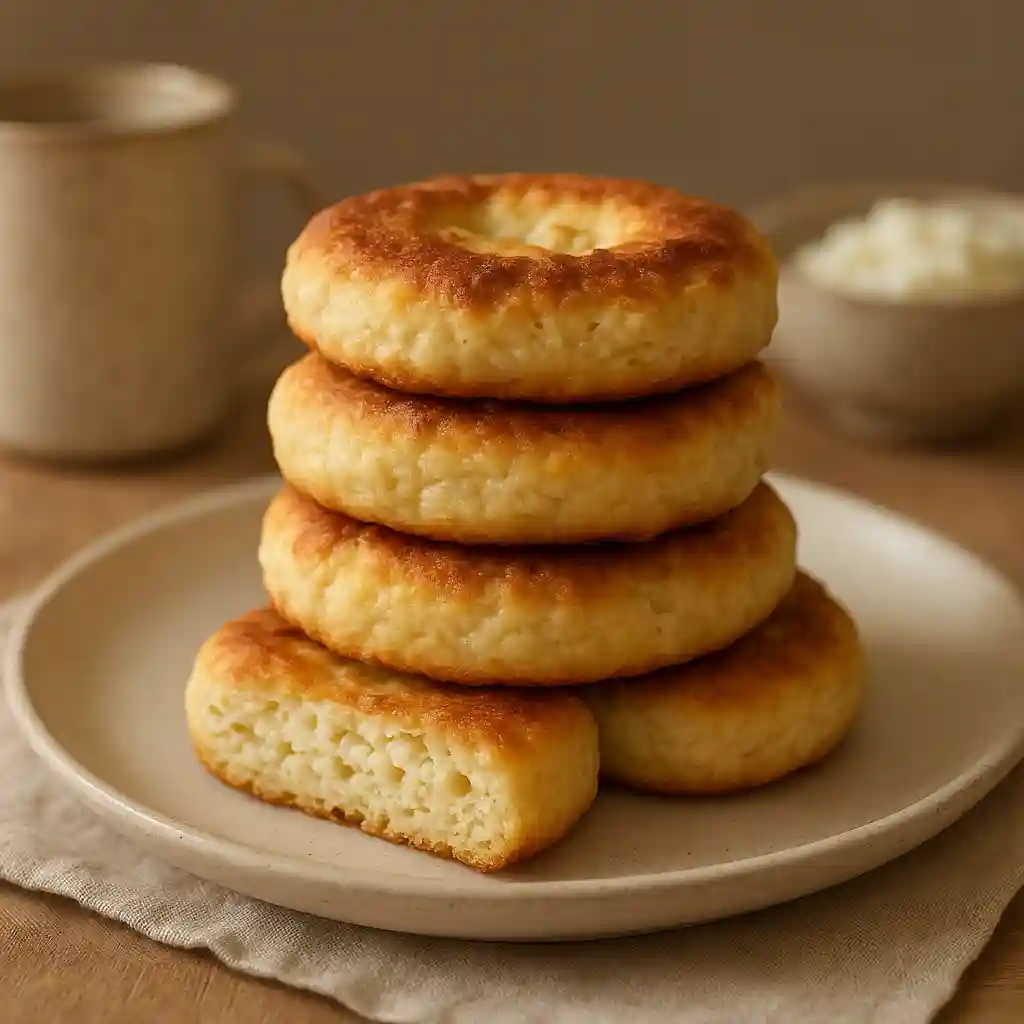Make Cottage Cheese Flagels: Easy Soft Yeast Rolls 1 A close-up of warm, golden Make Cottage Cheese Flagels on a plate, showing tender crumb and soft crust
